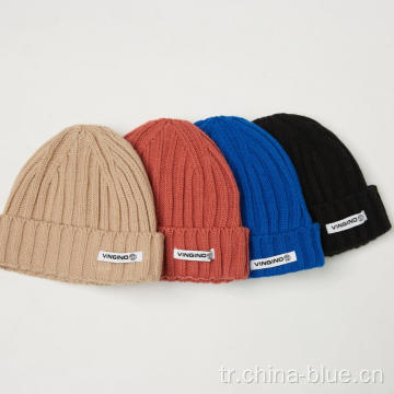 Boy&#39;s Moda Özel Akrilik Örme Beanie Hat